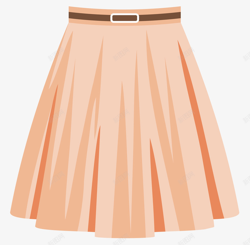 卡通手绘女裙png免抠素材_新图网 https://ixintu.com JK制服 jk jk女生 卡通手绘女装 夏装 服饰 水手服 短裙 粉色女裙