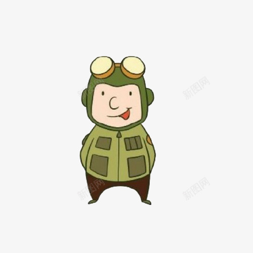 卡通飞行员png免抠素材_新图网 https://ixintu.com 卡通 卡通飞行员 飞行员 飞行员卡通