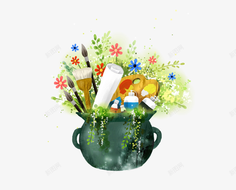 美术班培训招生元素png免抠素材_新图网 https://ixintu.com 元素 培训 培训招生 培训素材 招生 招生素材 素材 美术班 美术班招生