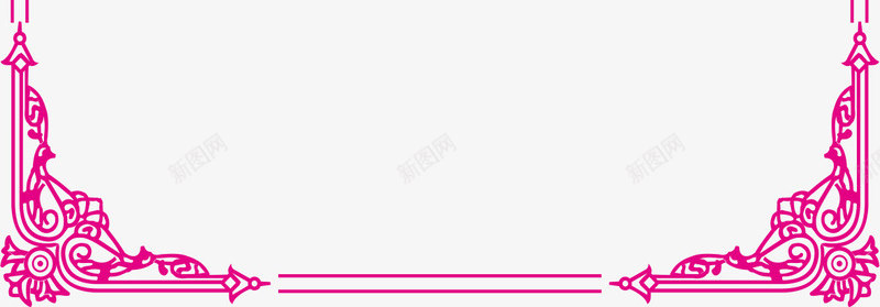 欧式花纹矢量图eps免抠素材_新图网 https://ixintu.com 中国风边框 卡通 竖条边框 竖着边框 竖立边框 花纹 边框 矢量图
