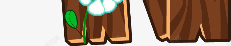 卡通木板动物字母Npng免抠素材_新图网 https://ixintu.com 动物字母 卡通字母 实木字母 木板字母 木纹 英文字母