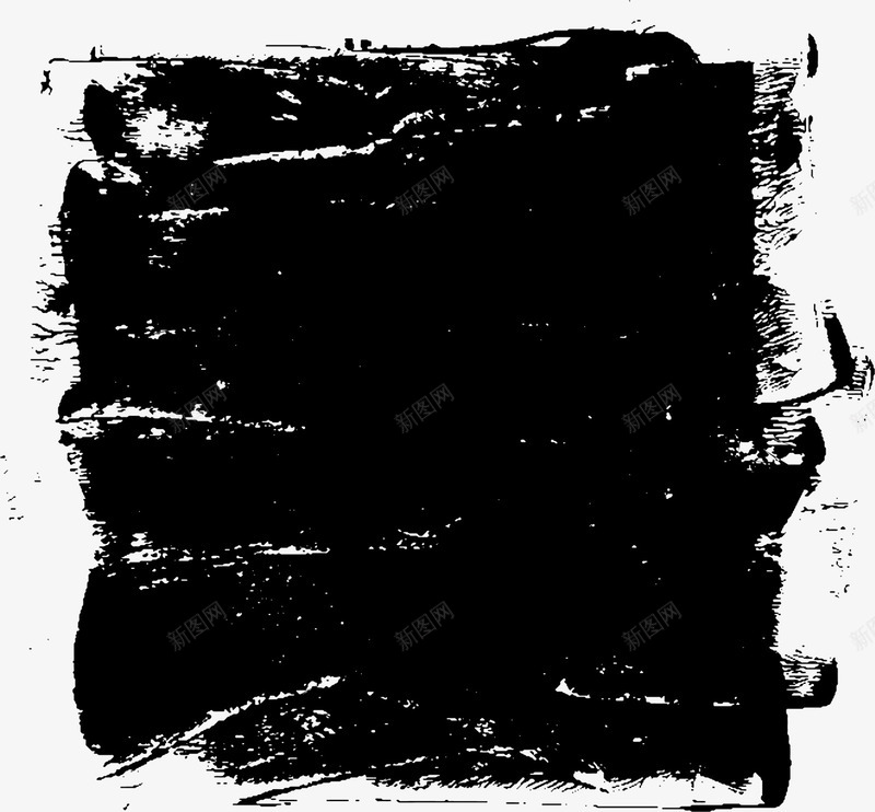 黑色斑斓背景png免抠素材_新图网 https://ixintu.com 复古背景 斑斓花纹 水墨花纹 水彩花纹 边框纹理 黑色背景