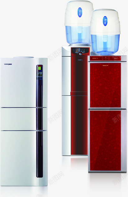 摄影家用电器饮水机png免抠素材_新图网 https://ixintu.com 家用电器 摄影 水机