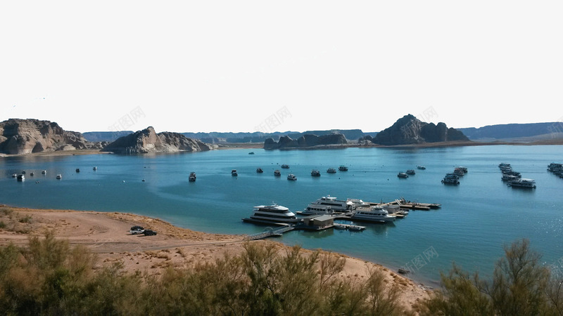著名景区鲍威尔湖png免抠素材_新图网 https://ixintu.com 旅游景区 美国鲍威尔湖 著名景区 著名景点 鲍威尔湖