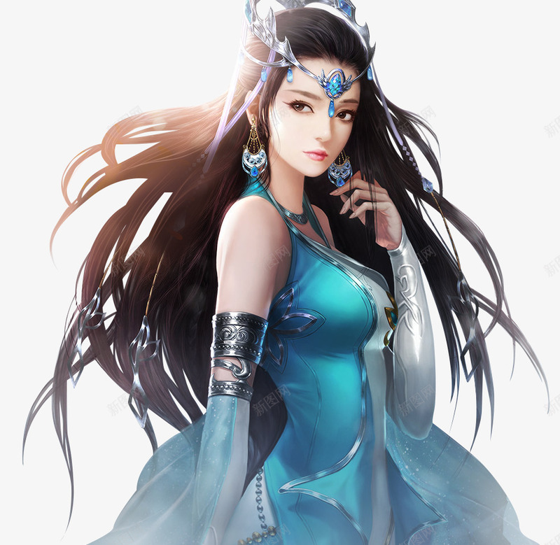 创意合成立绘古装人物效果png免抠素材_新图网 https://ixintu.com 人物 创意 古装 成立 效果