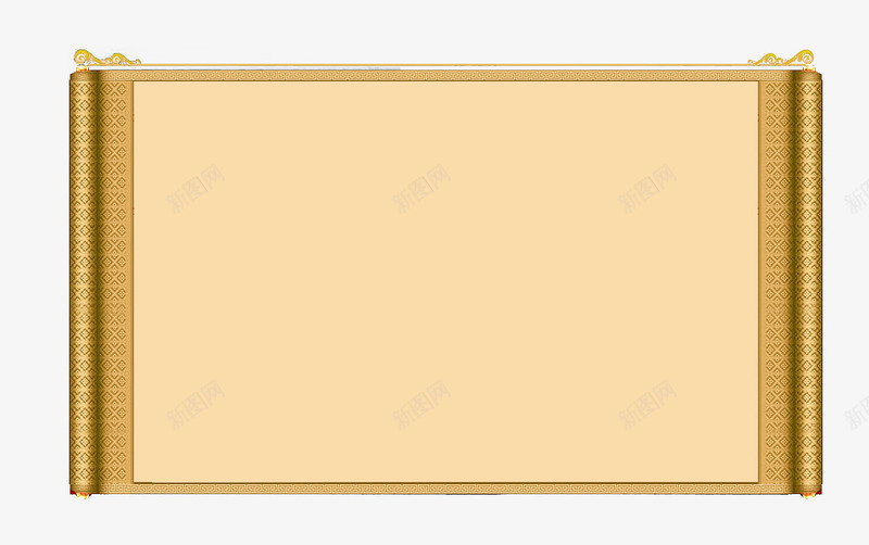 质感书卷圣旨png免抠素材_新图网 https://ixintu.com 书卷 书卷图案 免扣素材 卷筒 古风 圣旨框