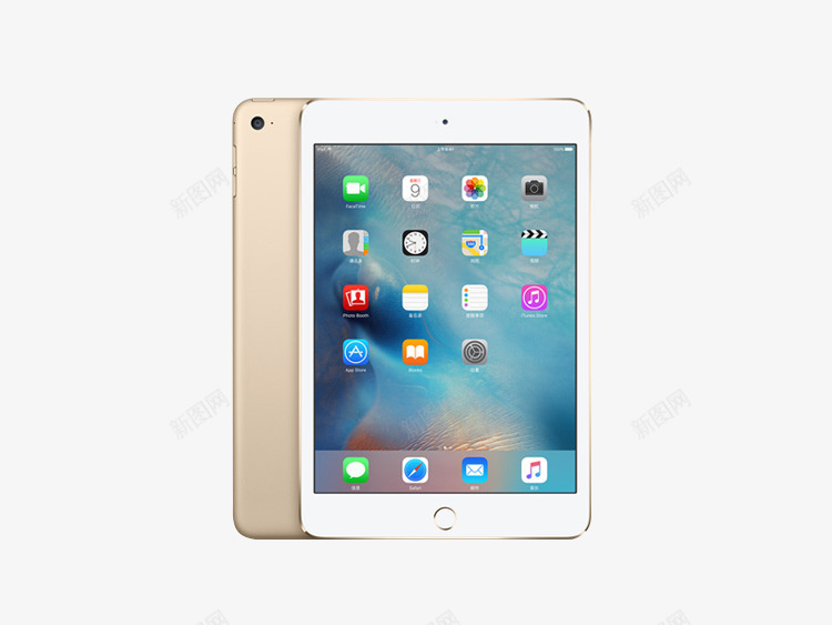 土豪金ipadmini4正反面png免抠素材_新图网 https://ixintu.com ipad ipadmini mini 产品实物 平板 数码产品 电子产品 苹果产品 迷你平板