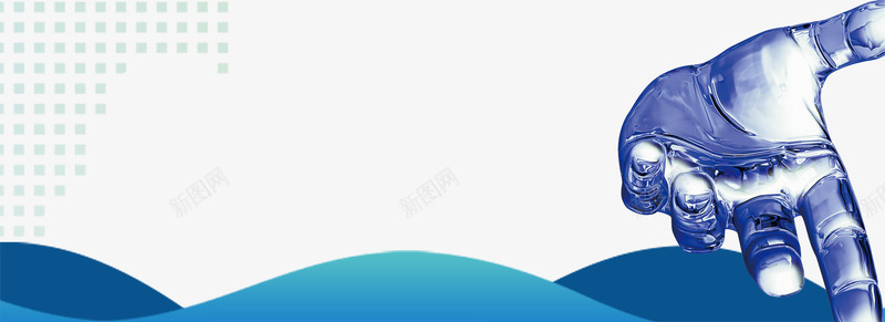 科技之手科技风背景边框psd免抠素材_新图网 https://ixintu.com 商务 碰触 科幻 科技 科技之手 科技感 科技风 高科技