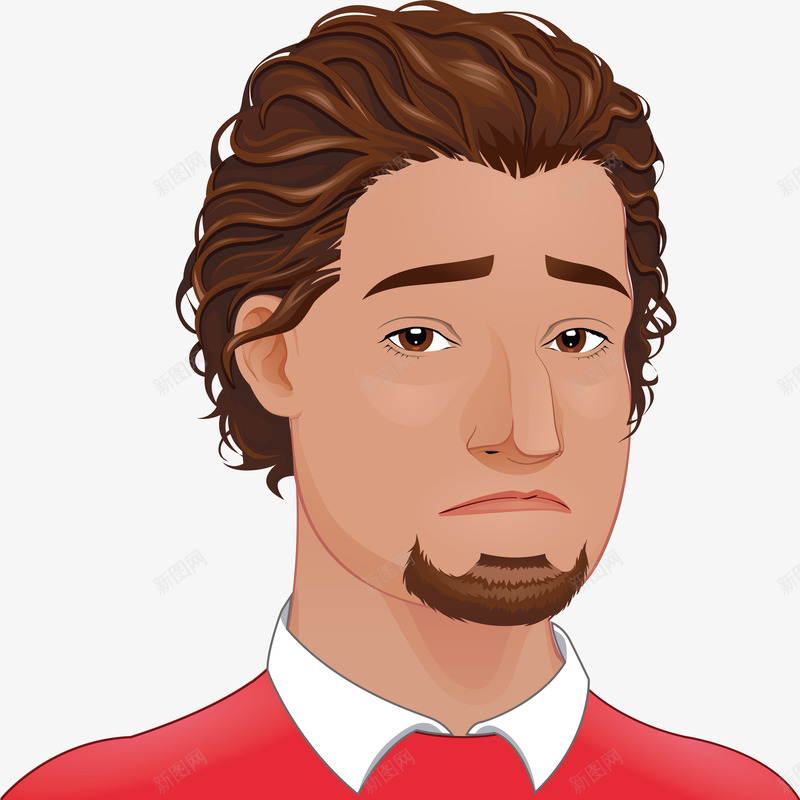 郁闷的人物png免抠素材_新图网 https://ixintu.com 不开心 人物 人物设计 卡通 悲伤的标签 郁闷 难过