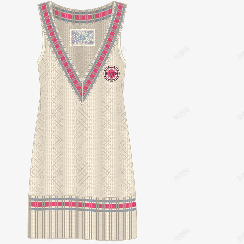 毛衣针织衫png免抠素材_新图网 https://ixintu.com 女装 服装设计图 服饰 款式图 版型