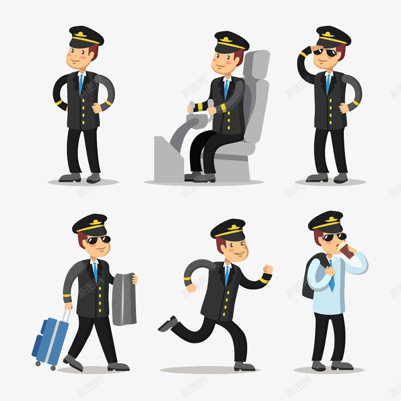 卡通飞行员amp眼镜png免抠素材_新图网 https://ixintu.com 卡通眼镜 卡通矢量飞行员 眼镜 空军 飞行员 飞行员眼镜