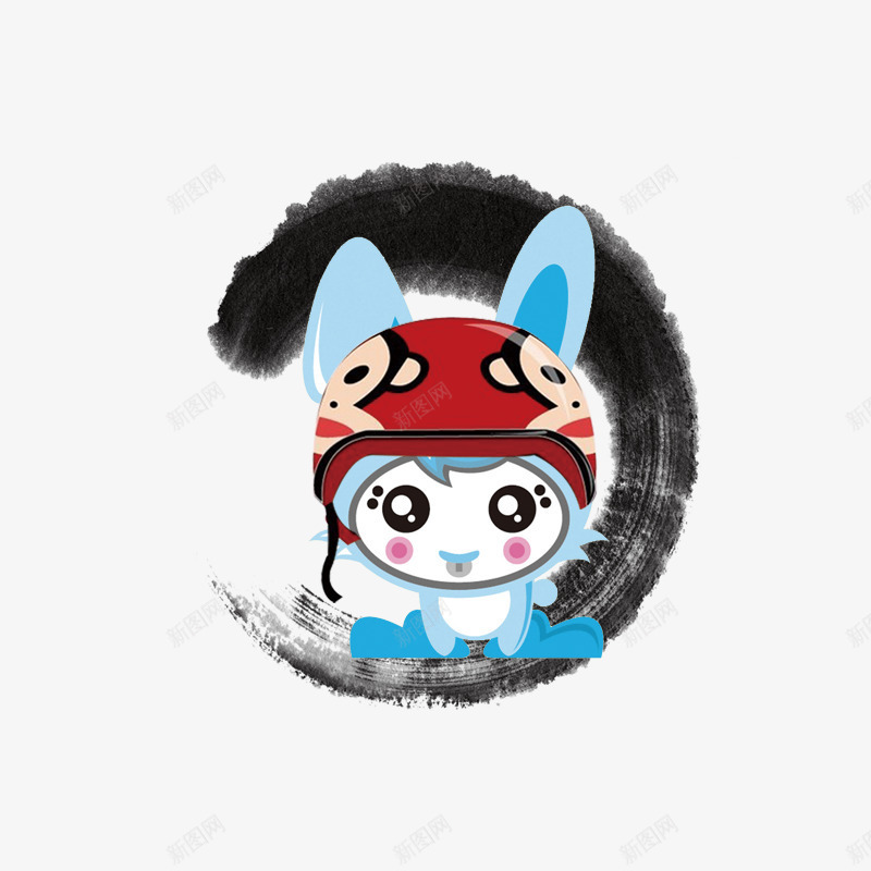 猴年版生肖兔png免抠素材_新图网 https://ixintu.com 十二生肖 年货 年货节 拜年 猴年版生肖 阿里年货节