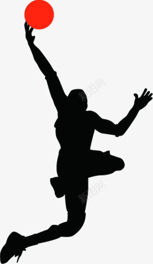 黑色大灌篮人物男士png免抠素材_新图网 https://ixintu.com 人物 男士 黑色