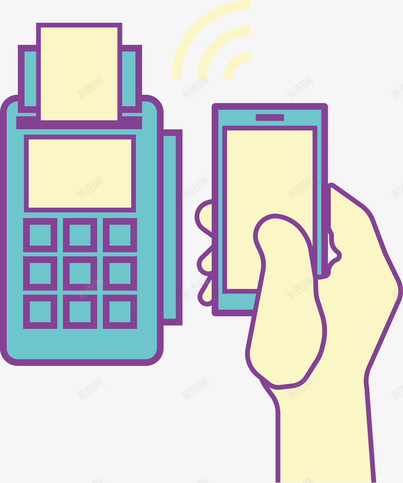 手机消费POS机刷卡交易矢量图ai免抠素材_新图网 https://ixintu.com AI矢量 POS机 POS机刷卡 信用卡 刷卡 卡片 商务 手机消费 扫码 矢量图 矢量图设计 设计 银行卡