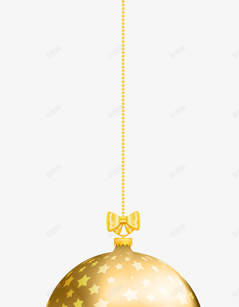 金色闪耀星星圣诞球png免抠素材_新图网 https://ixintu.com Christma Christmas Merry 圣诞快乐 圣诞球 圣诞节 装饰图案