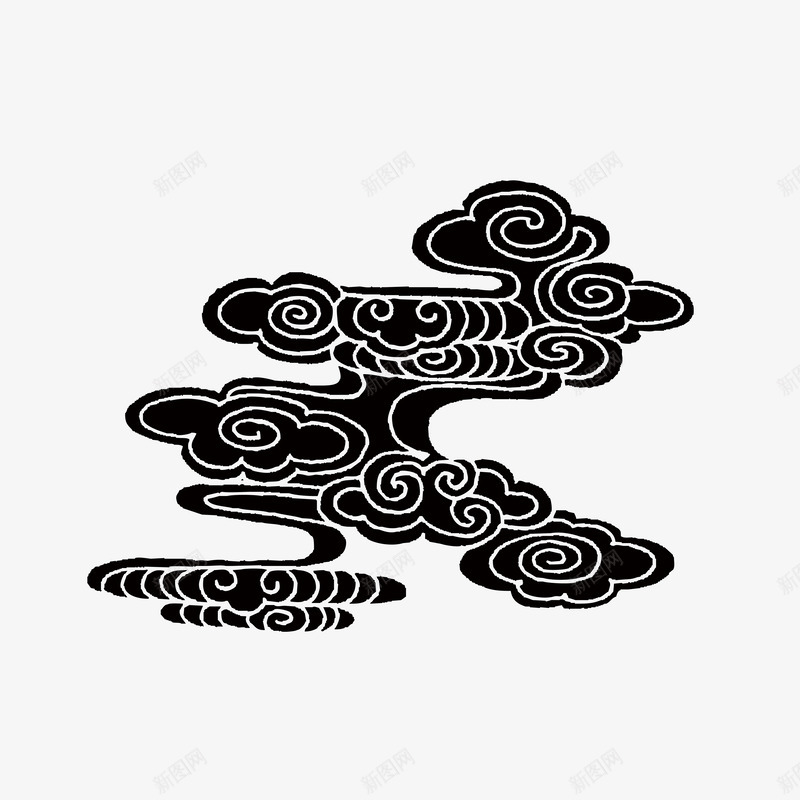 祥云背景装饰案矢量图ai免抠素材_新图网 https://ixintu.com 中秋节 云朵 传统 卡通 吉祥 吉祥纹 手绘 矢量图 祥云 纹理 纹路 线条 背景 装饰 质感