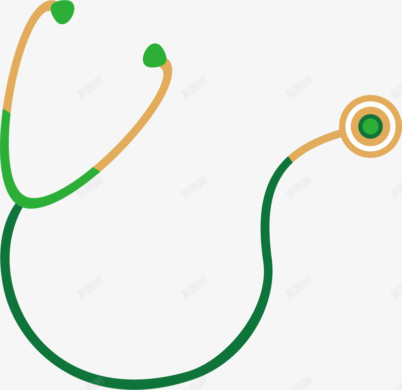 卡通听诊器矢量图ai免抠素材_新图网 https://ixintu.com 健康医疗 医疗健康 医疗用品 医疗科技 卡通 听诊器 生物医疗 矢量图
