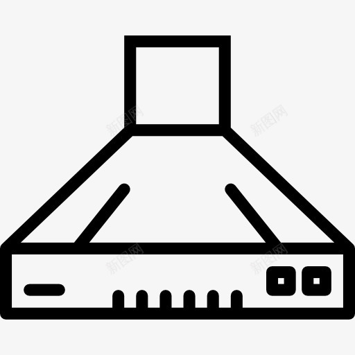 罩图标png_新图网 https://ixintu.com 做饭 厨房 榨汁机 油烟机