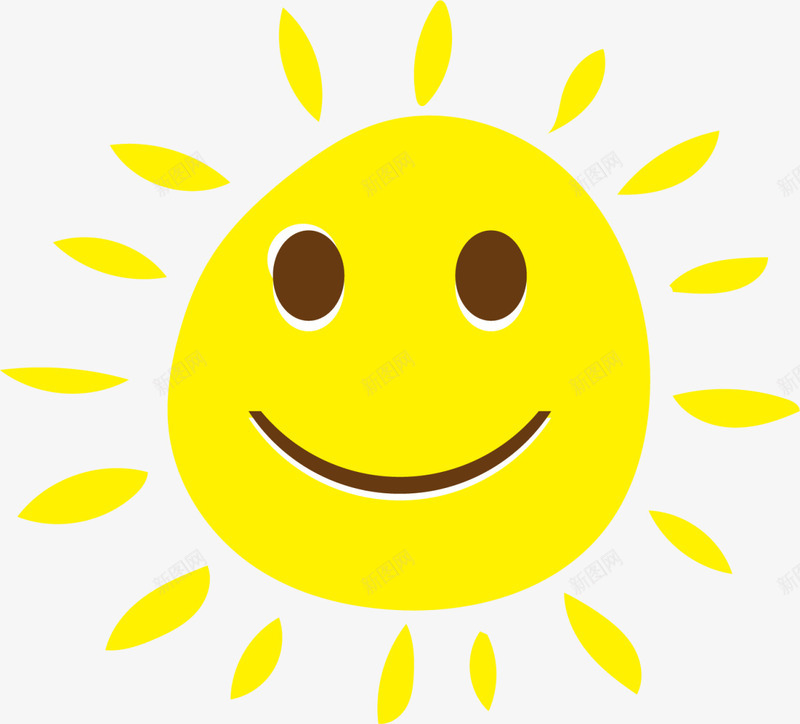 微笑扁平可爱太阳png免抠素材_新图网 https://ixintu.com 5月8号 儿童节 六一节 可爱太阳 幸福 开心 微笑太阳 时间微笑日 笑容