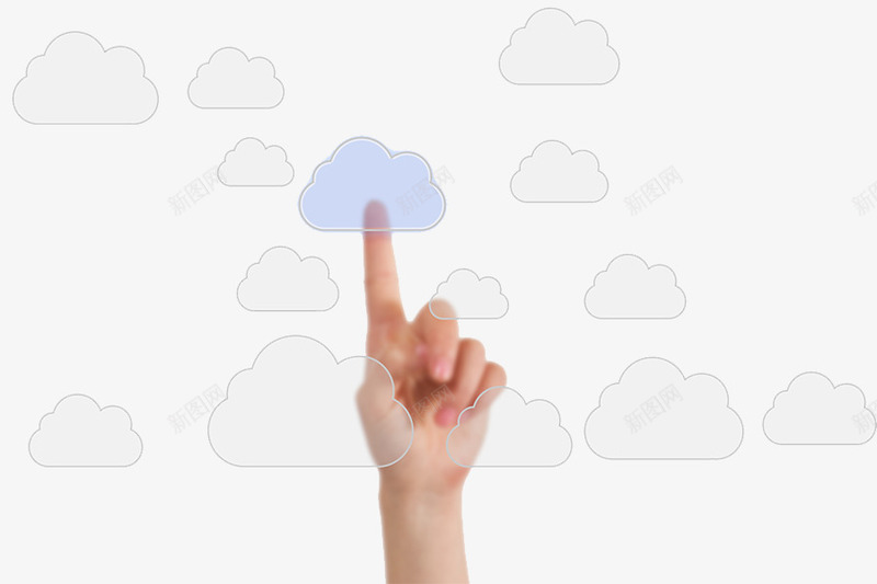 未来智能生活psd免抠素材_新图网 https://ixintu.com 上网 手指触屏 数据 智能 科技 网络