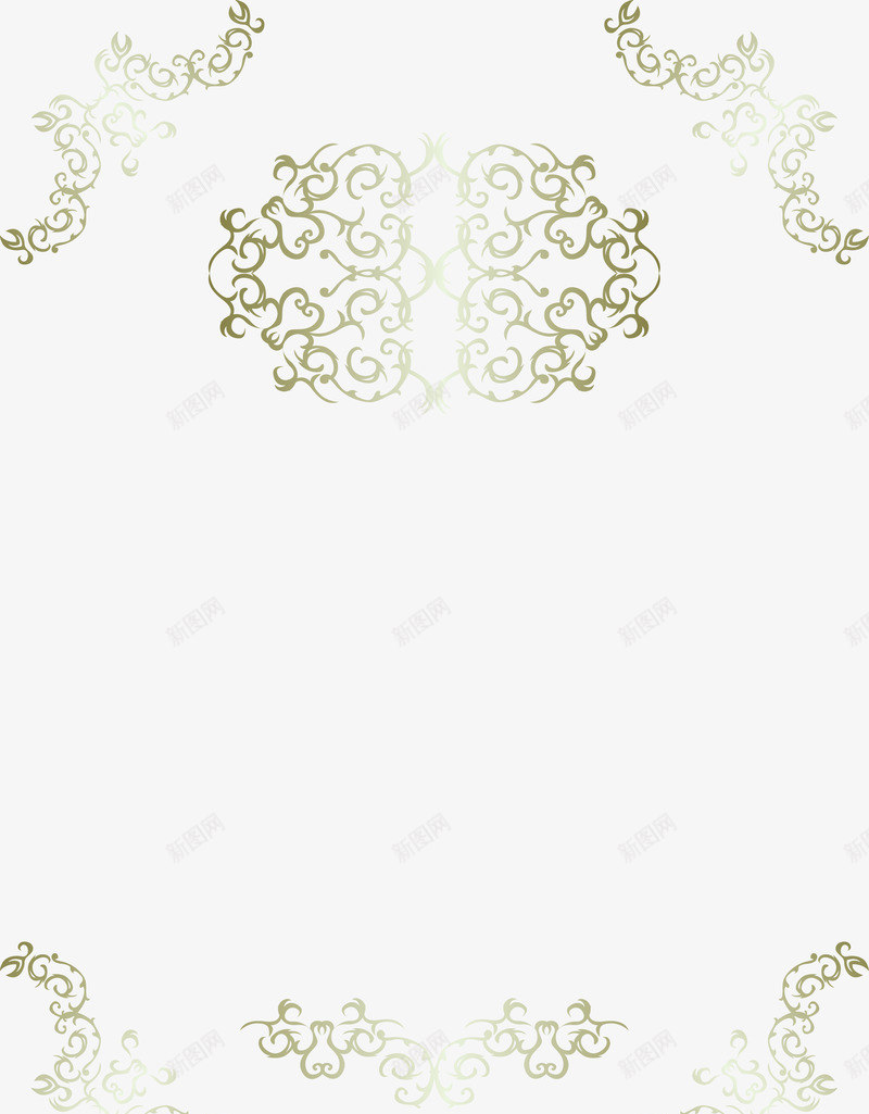 商务卡片装饰图案png免抠素材_新图网 https://ixintu.com 古典 复古花纹 精美 精致花边 花纹边框 花边装饰