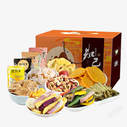 零食大礼包png免抠素材_新图网 https://ixintu.com PNG素材 产品实物 礼包 零食
