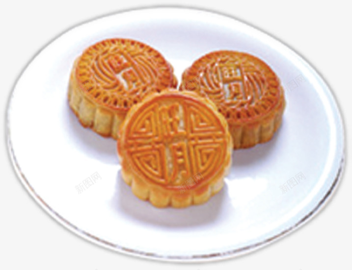 中秋节日三个月饼png免抠素材_新图网 https://ixintu.com 中秋 月饼 素材 节日