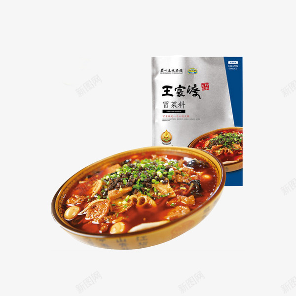 东坡酒楼王家渡冒菜料调味料重庆png免抠素材_新图网 https://ixintu.com 产品实物 冒菜 火锅 调味料