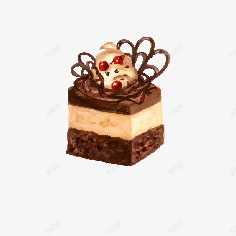 蛋糕png免抠素材_新图网 https://ixintu.com cupcake 蛋糕 西点