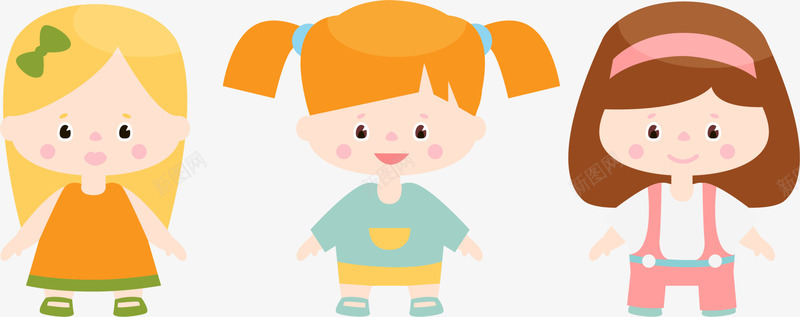 儿童节三个小女孩png免抠素材_新图网 https://ixintu.com 三个小女孩 三姐妹 儿童节 可爱小女孩 呆萌小女孩 开心 玩耍