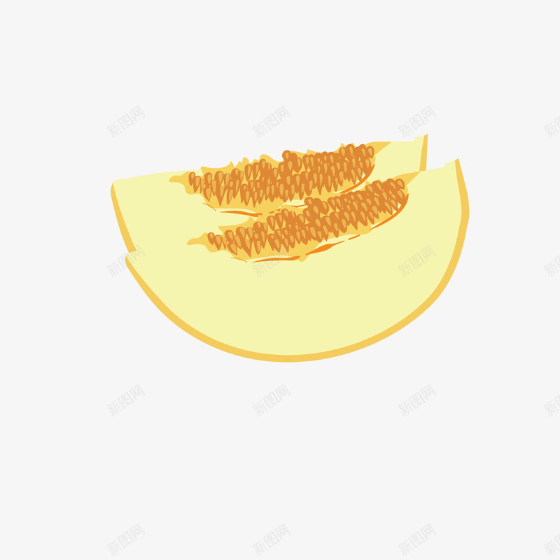 卡通香瓜矢量图eps免抠素材_新图网 https://ixintu.com PNG图 PNG图下载 创意卡通 卡通 卡通插图 插图 水果插图 花蜜瓜 香瓜 矢量图