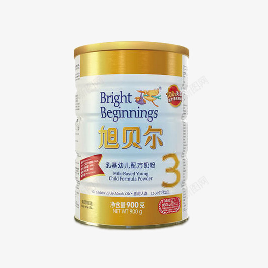 旭贝尔奶粉png免抠素材_新图网 https://ixintu.com 3段 有机奶源 美国原装原罐进口 零添加