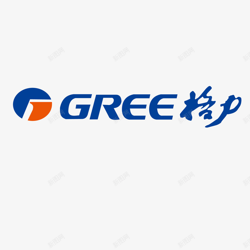 格力标志矢量图ai免抠素材_新图网 https://ixintu.com 标志 格力空调 矢量标志 矢量图