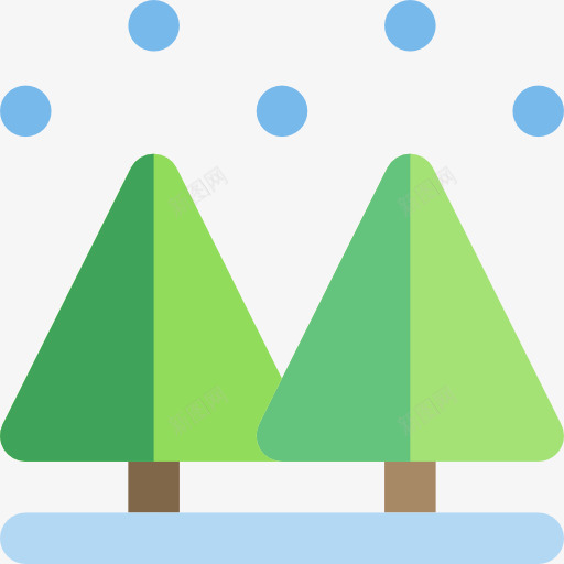 下雪图标png_新图网 https://ixintu.com frost 下雪 冬天 冷 天气 月亮 白雪皑皑 自然