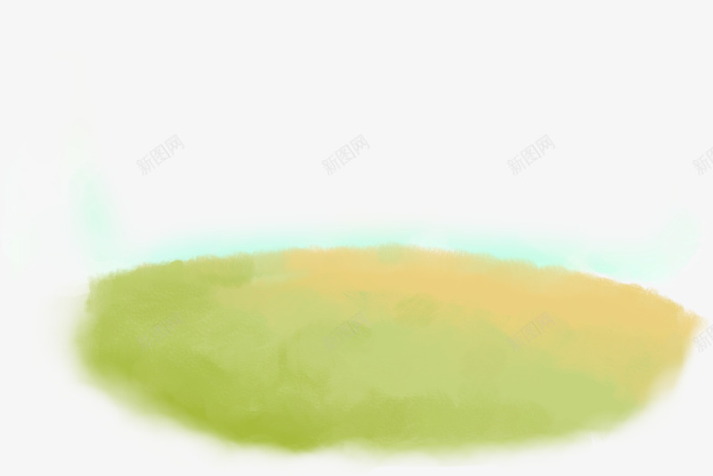 手绘梦幻草地美景png免抠素材_新图网 https://ixintu.com 梦幻 美景 草地