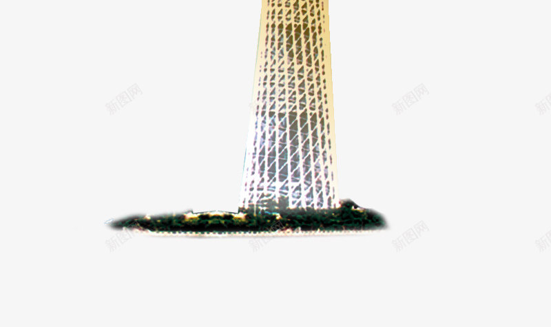 广州小蛮腰png免抠素材_新图网 https://ixintu.com 免抠素材 免费下载 广州城市 广州塔 广州小蛮腰 广州景点 标志性建筑物