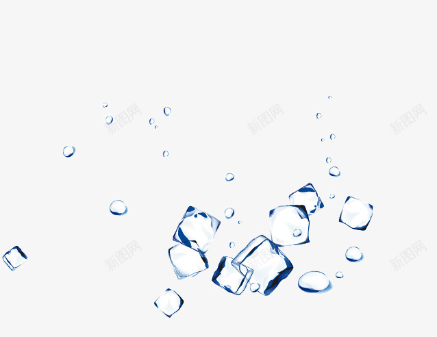 冰晶飞扬png免抠素材_新图网 https://ixintu.com 冰晶 图片 飞扬