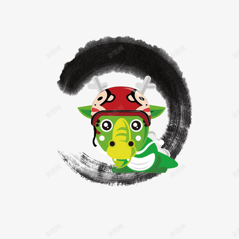 猴年版生肖龙png免抠素材_新图网 https://ixintu.com 十二生肖 年货 年货节 拜年 猴年版生肖 阿里年货节