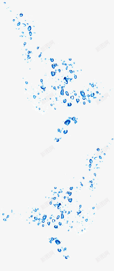水水泡蓝色png免抠素材_新图网 https://ixintu.com 水 水泡 蓝色
