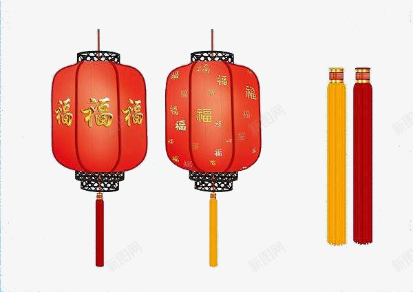 红灯笼单独穗子png免抠素材_新图网 https://ixintu.com 元素 新年 灯笼 穗子 黄色穗子