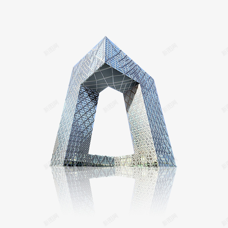 央视大楼png免抠素材_新图网 https://ixintu.com 中央电视台 北京建筑 北京现代建筑 央视大楼
