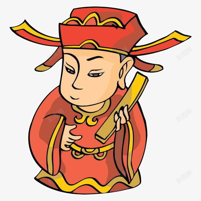 卡通大臣人物插图元素png免抠素材_新图网 https://ixintu.com 人物 卡通 大臣 插图