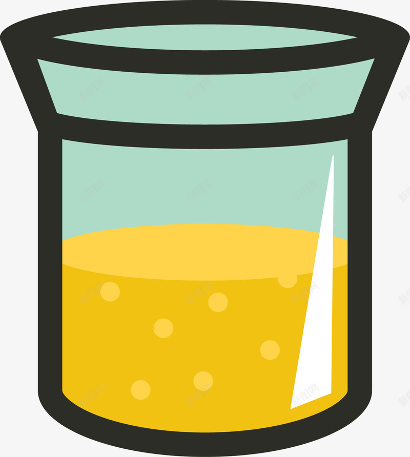 化学生物烧杯矢量图ai免抠素材_新图网 https://ixintu.com 化学 烧杯 生物 矢量图