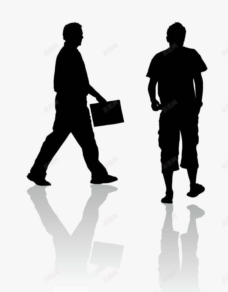 男人png免抠素材_新图网 https://ixintu.com 上班 商务人士剪影 男人 男士