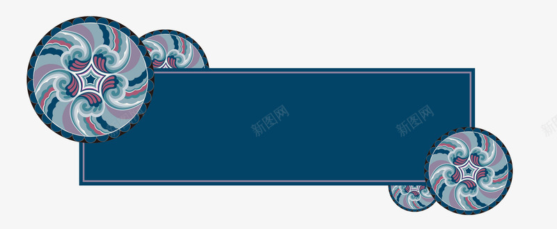 中国风圆形标题栏psd免抠素材_新图网 https://ixintu.com 中国风 中国风标题栏 圆形 标题栏 边框