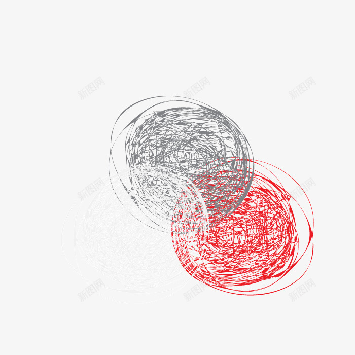 手绘涂鸦时尚圈圈背景png免抠素材_新图网 https://ixintu.com 手绘 时尚圈圈 涂鸦 背景矢量素材