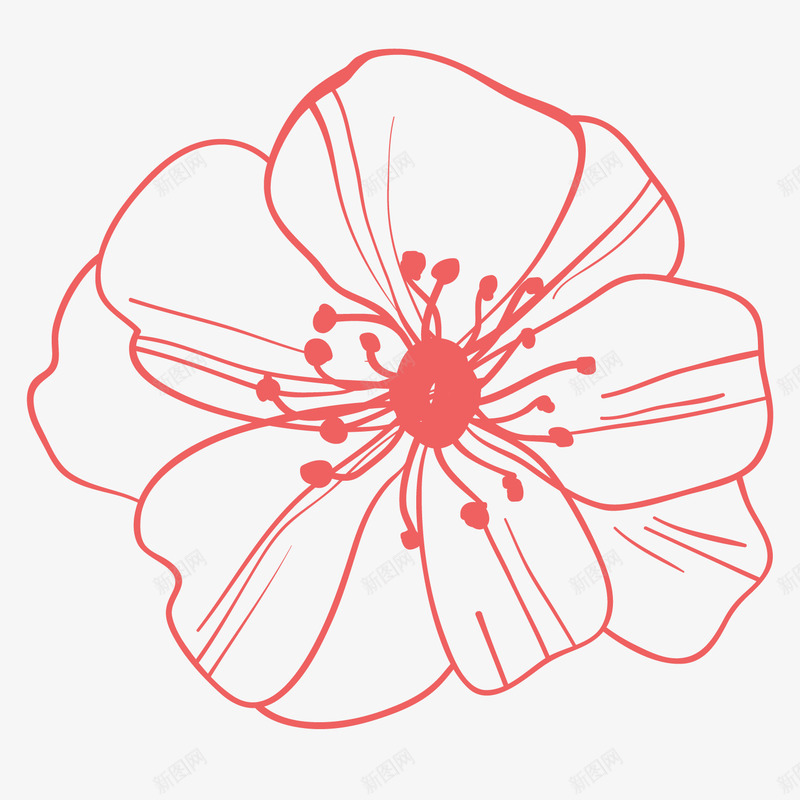 手绘桃花形矢量图ai免抠素材_新图网 https://ixintu.com 手绘桃花 手绘桃花瓣 桃花 桃花形状 桃花矢量图形 桃花花瓣 矢量图 粉色桃花 花瓣