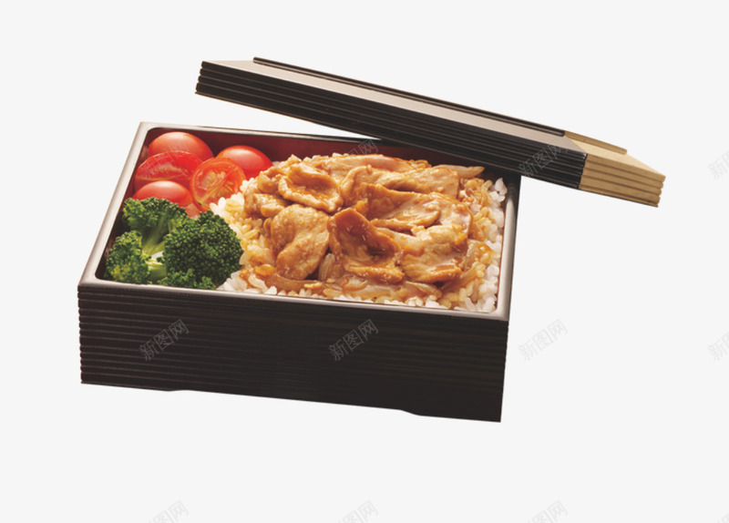 新奥尔良烤肉png免抠素材_新图网 https://ixintu.com PNG元素 免费下载 圣女果 烤肉 蔬菜 饭盒