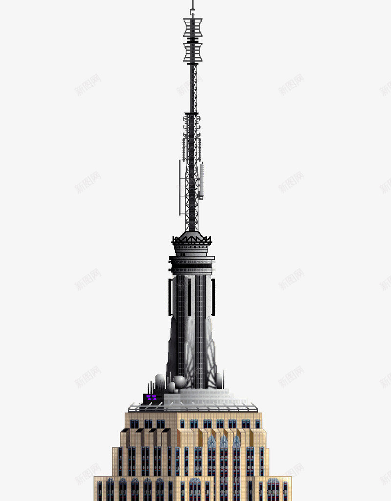 美国帝国大厦png免抠素材_新图网 https://ixintu.com 产品实图 大厦 帝国 美国