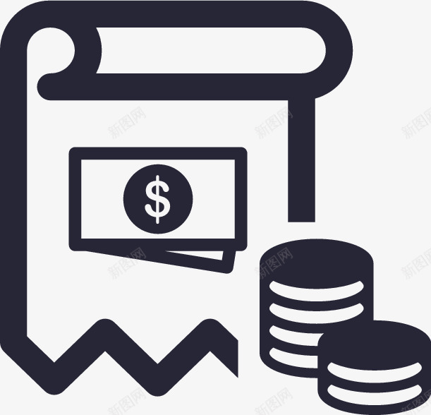 现金流量表矢量图图标eps_新图网 https://ixintu.com 现金流量表 矢量图